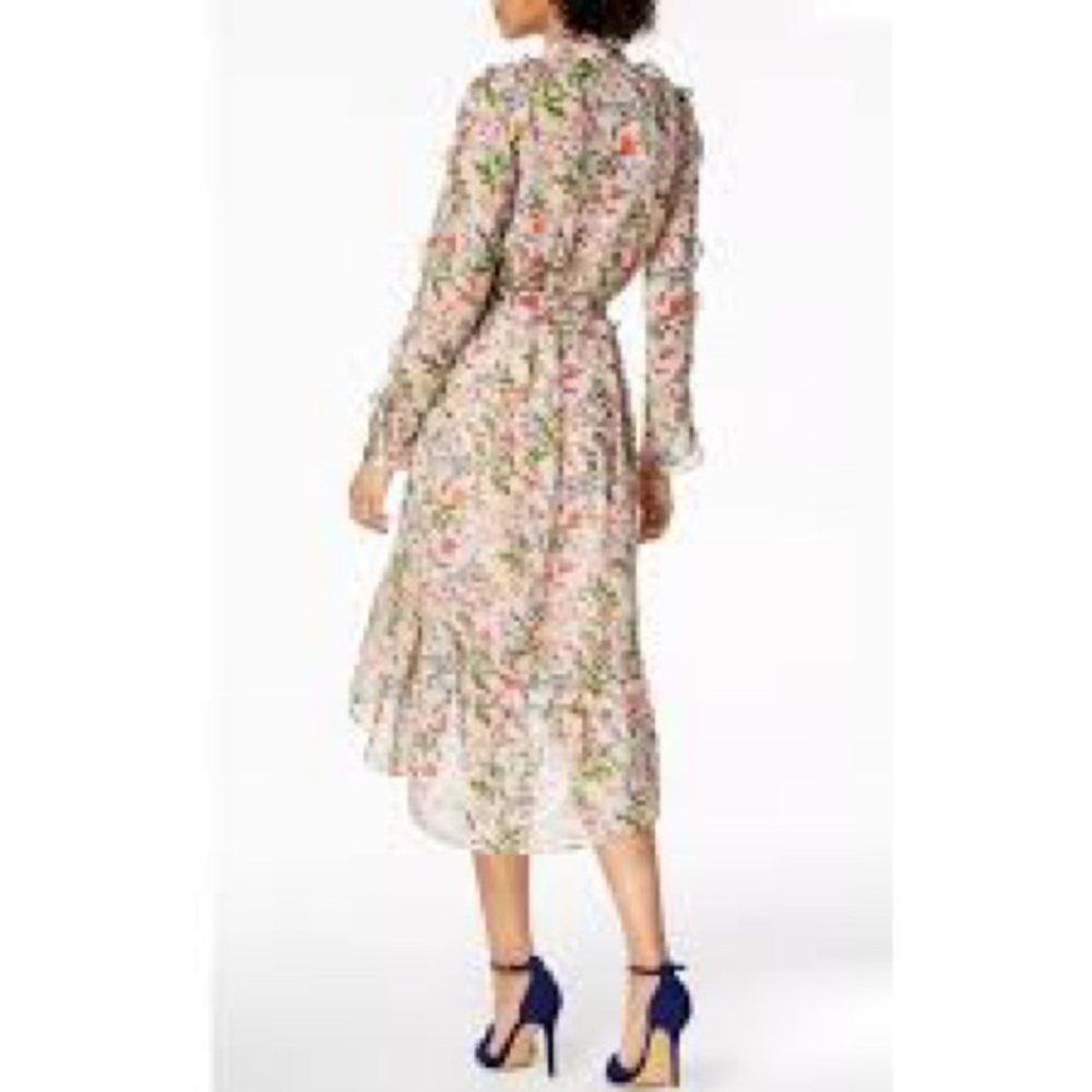 julia jordan Floral-Print Ruffled Midi Dress NWT size 14 - Picture 2 of 8